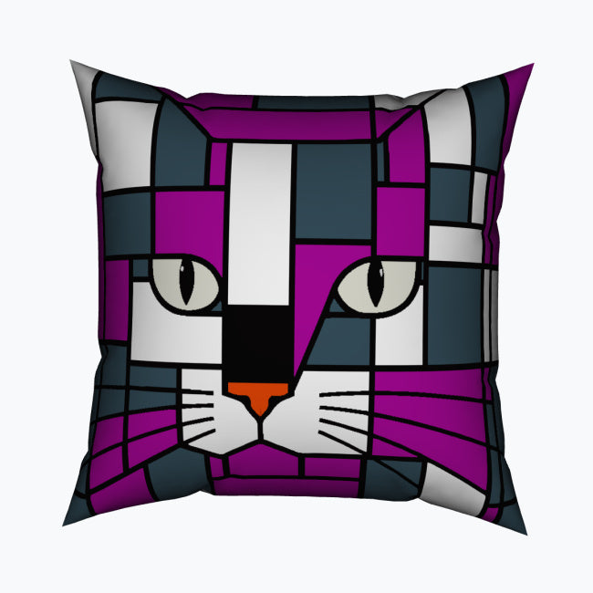 Velvet Square Cushion | All-Over Print