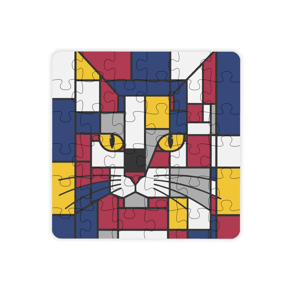 Carnival Blue Red Yellow Recycled Plastic Jigsaw Puzzle