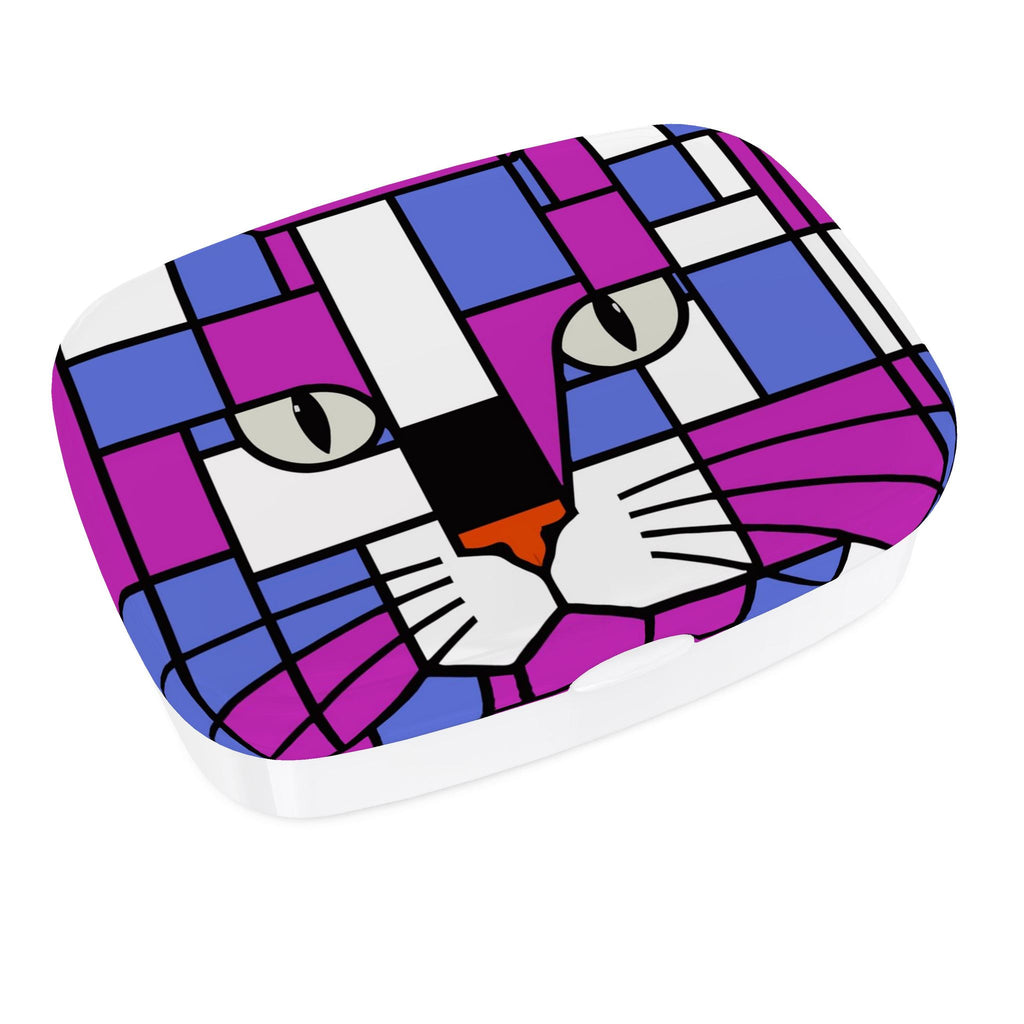 Cosmic Orchid Purple Blue Lunch Box
