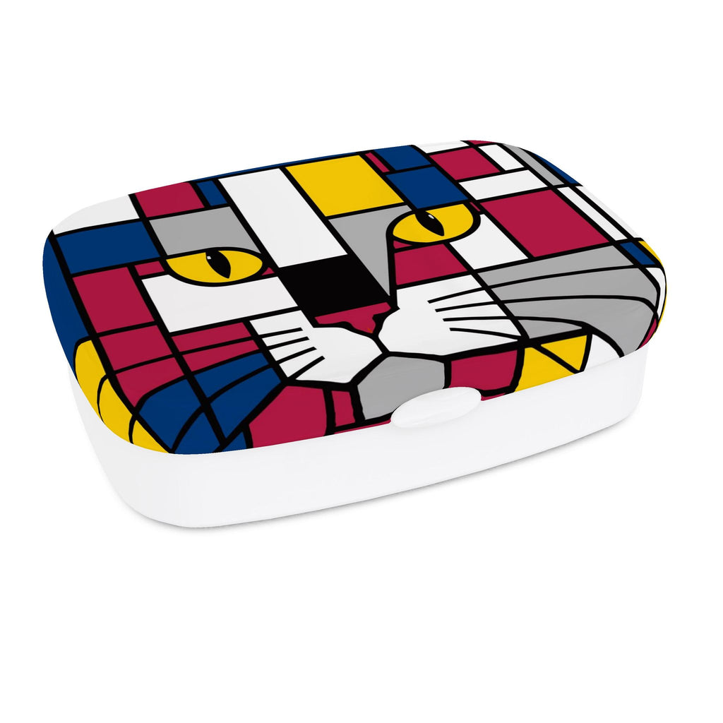 Carnival Blue Red Yellow Lunch Box
