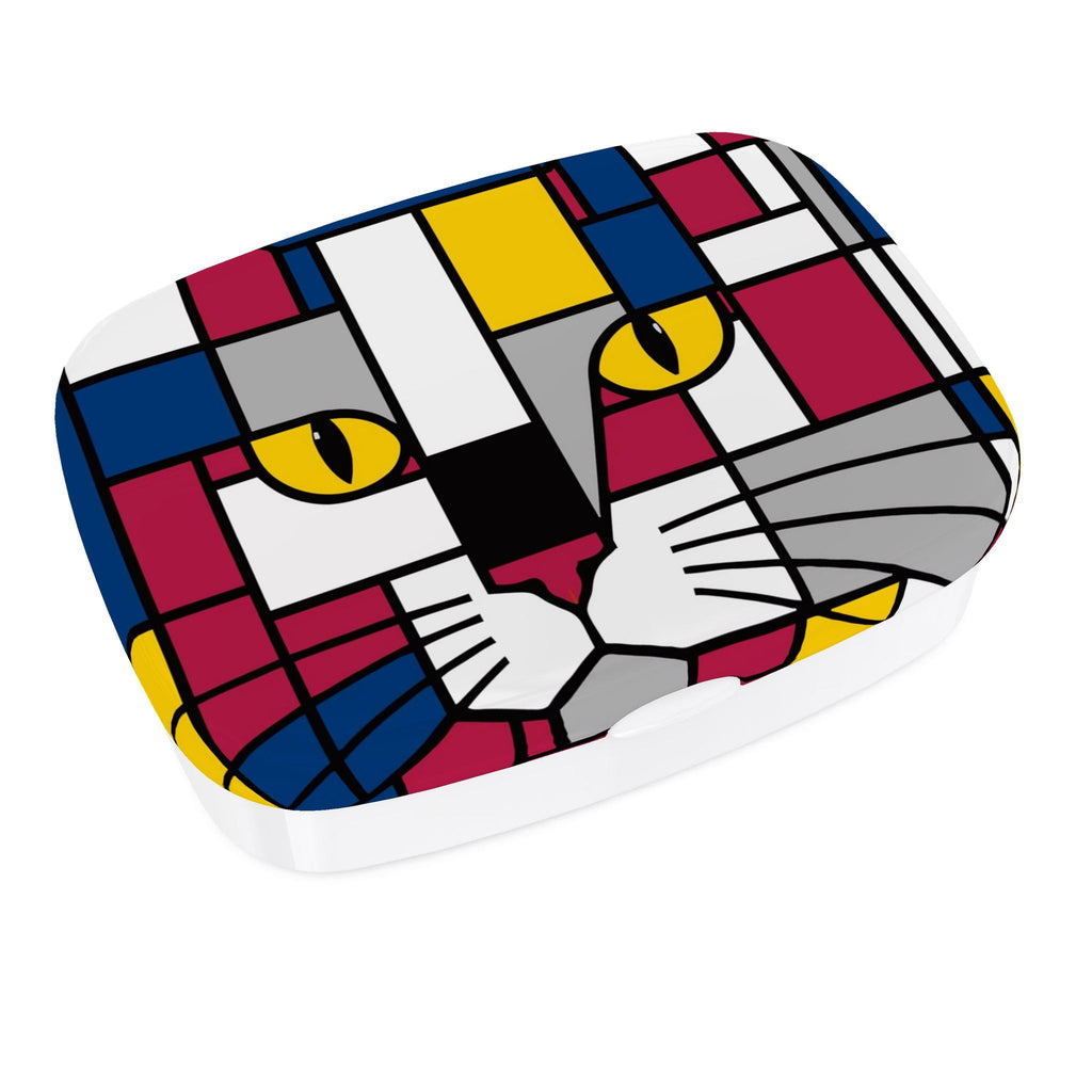 Carnival Blue Red Yellow Lunch Box