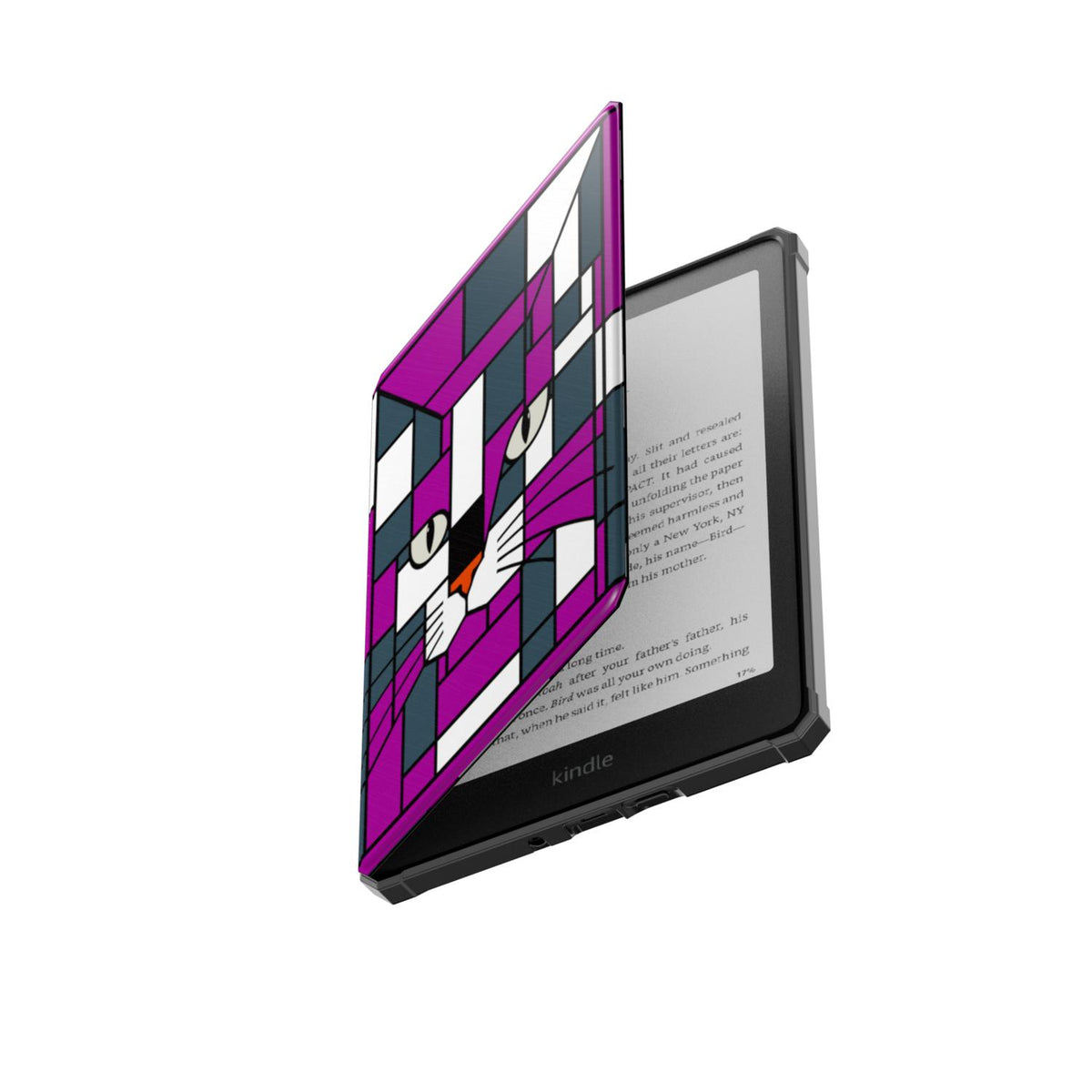 Monnlight Purple, Grey-Blue Kindle case