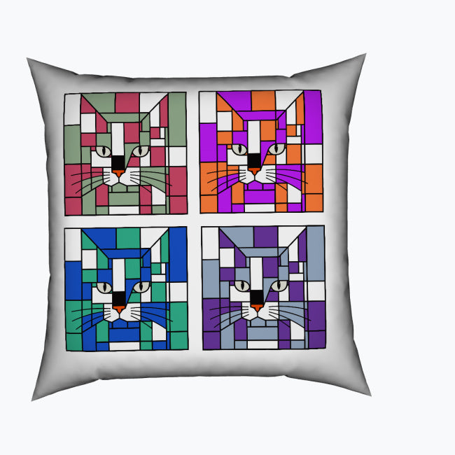Square Cushion 100% Cotton | All-Over Print