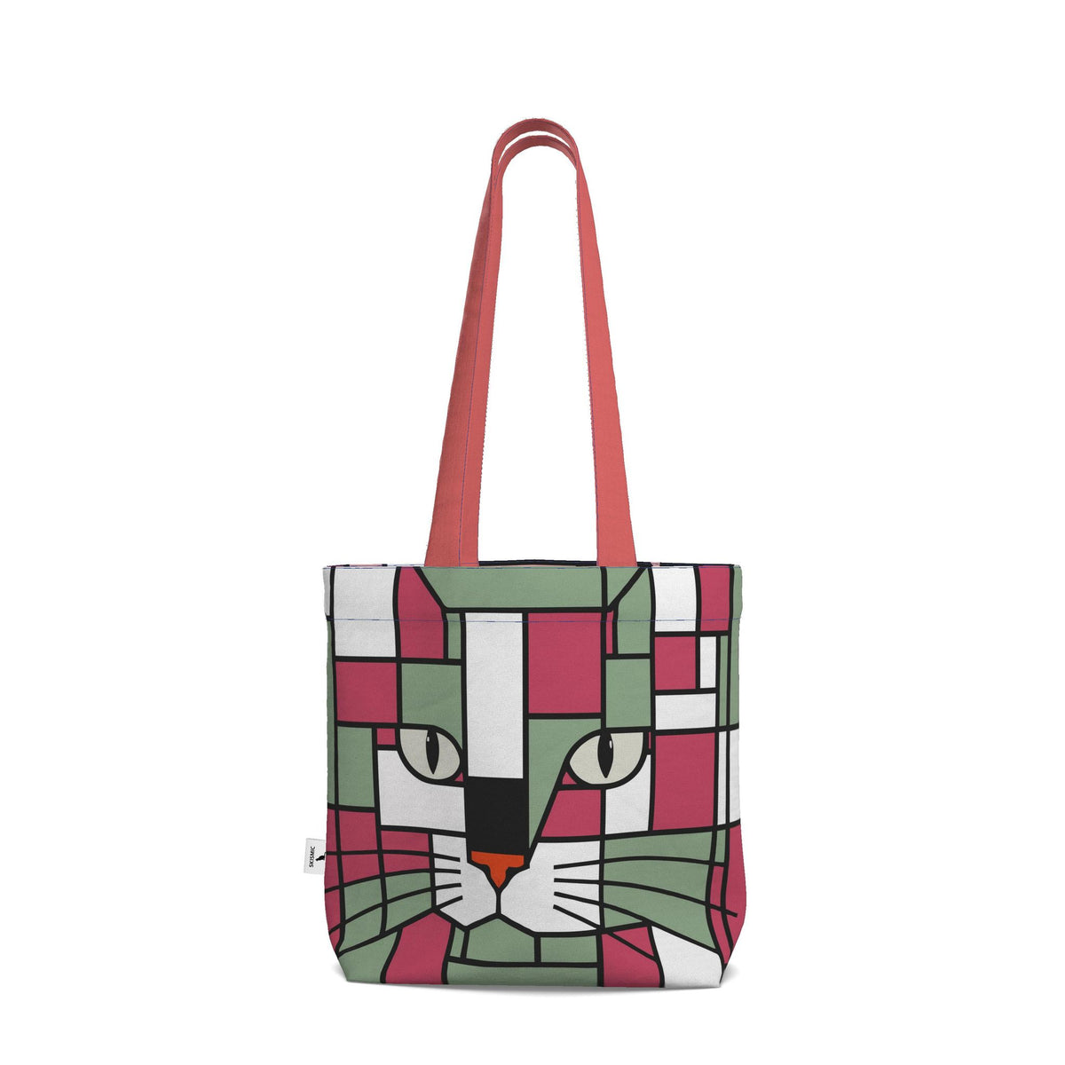 Forest & Rose Forest Terracotta Red Sage Green  - Two Prints for One Cotton Tote Bag
