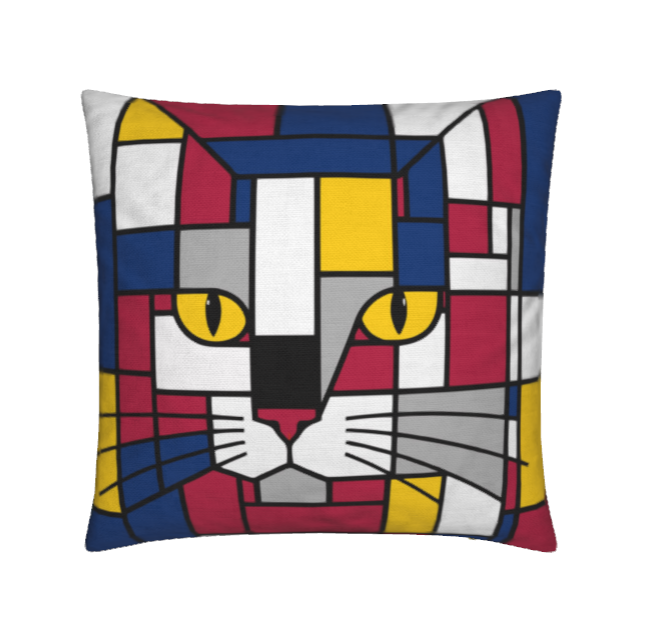 Premium Carnival Blue Red Yellow Luxury Soft Velvet / Cotton-Linen Cushions