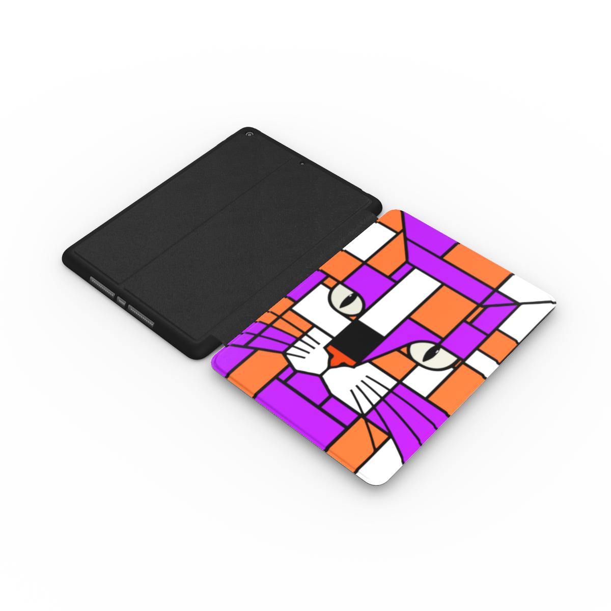 Sunset Electric Purple Orange iPad Case