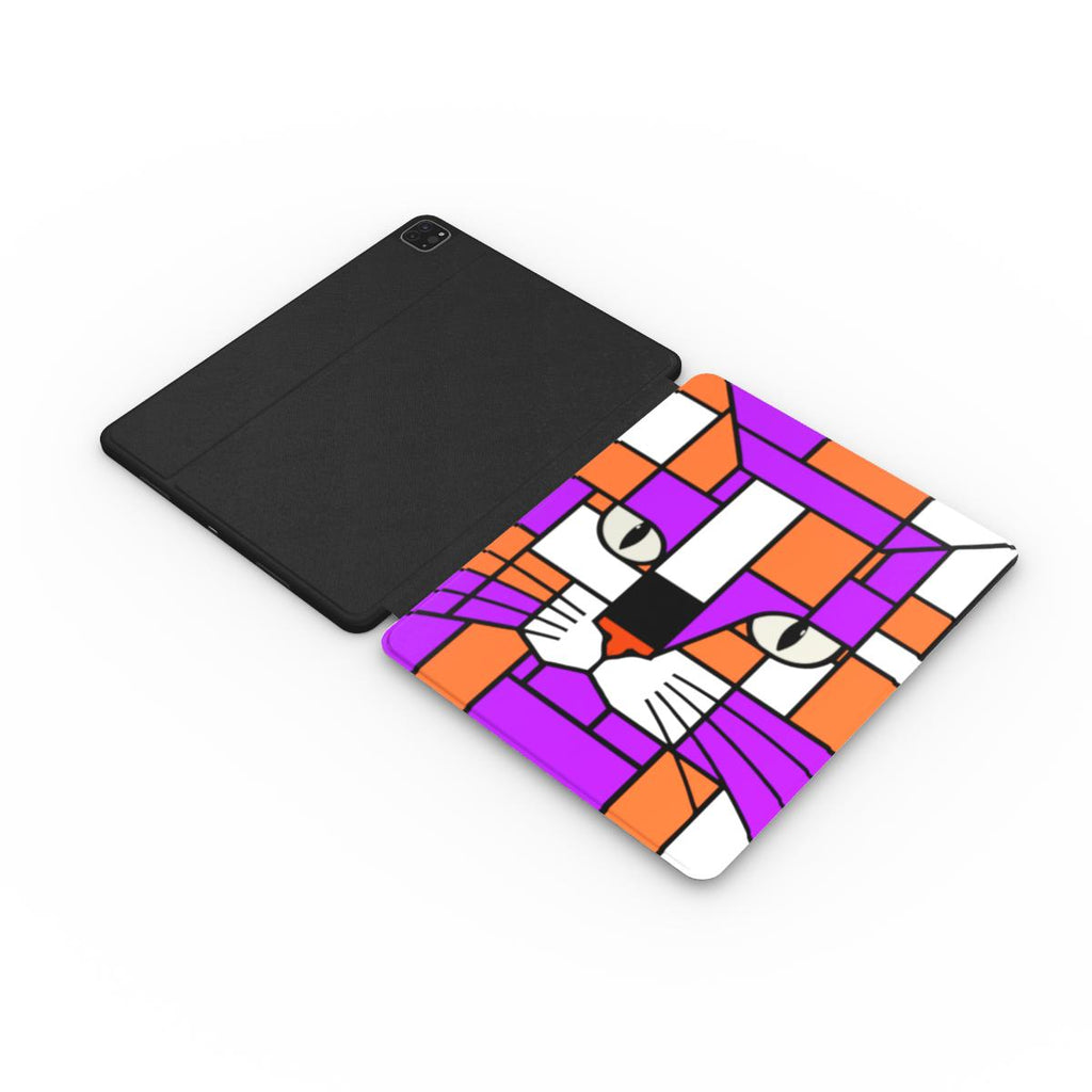 Sunset Electric Purple Orange iPad Case