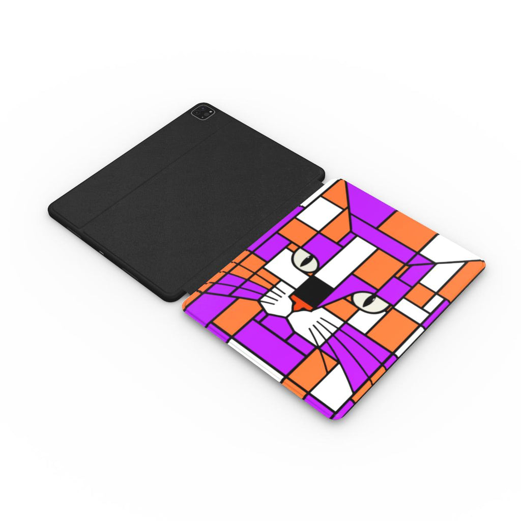 Sunset Electric Purple Orange iPad Case