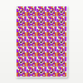 purple orange cat sticker sheet 35 stickers