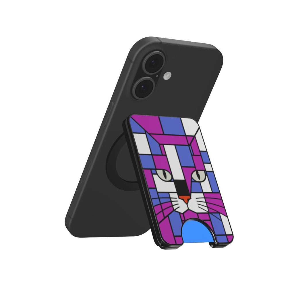 purple blue magsafe wallet